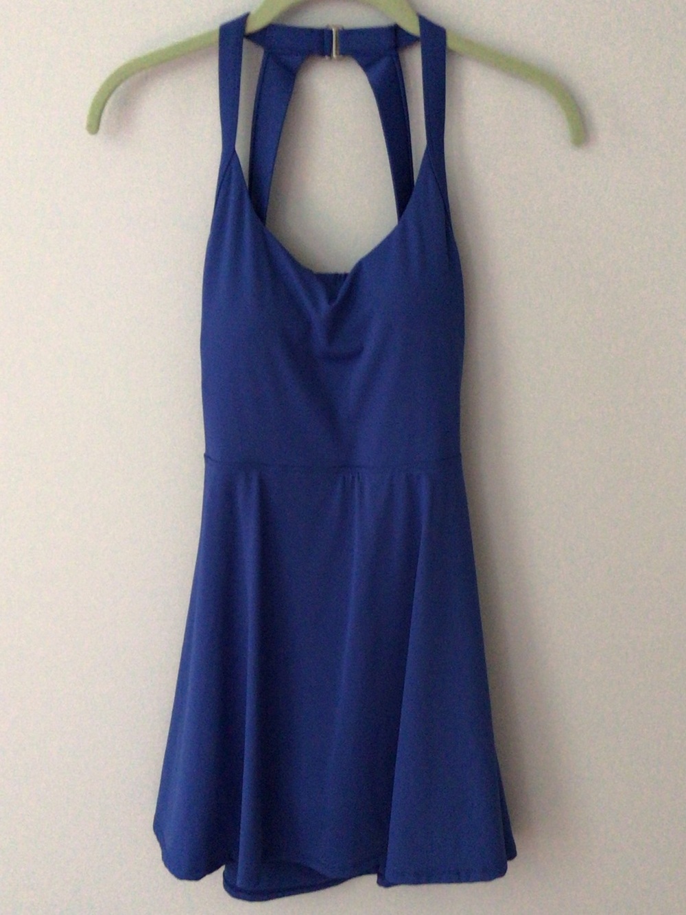 SoftlyZero™ Airy Backless Twisted Flare Low Support Dance Active Athletic Dress